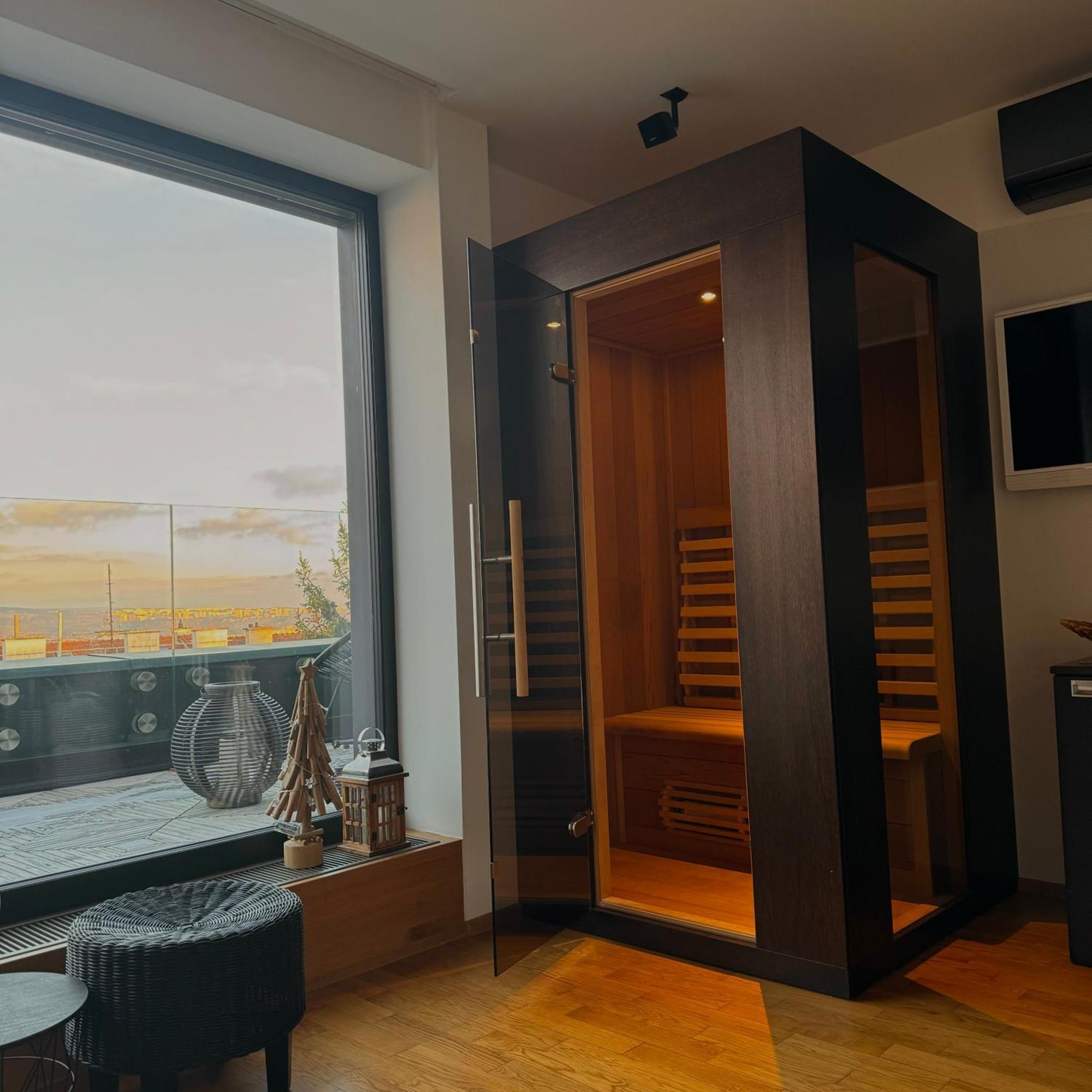 Apartman Se Saunou A Terasou S Vyhledem Na برنو المظهر الخارجي الصورة